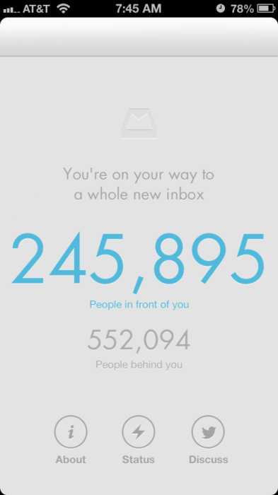 Only 245k to go... #mailbox