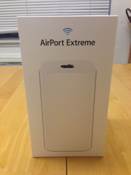 Time to set this up. #airportextreme...