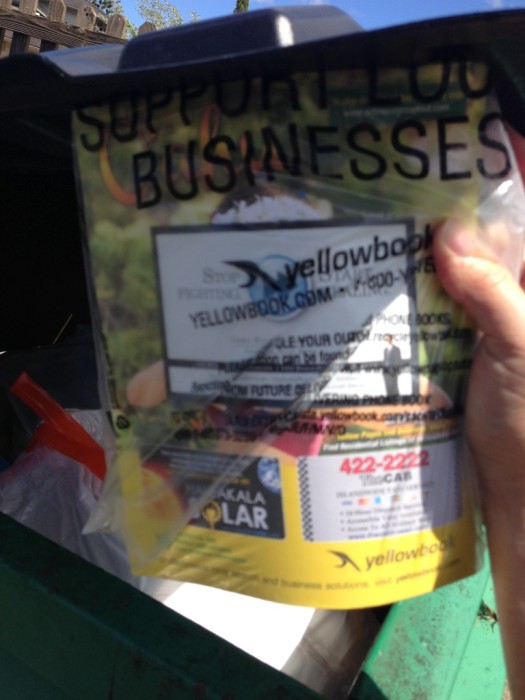 Please save some trees @yellowpages...