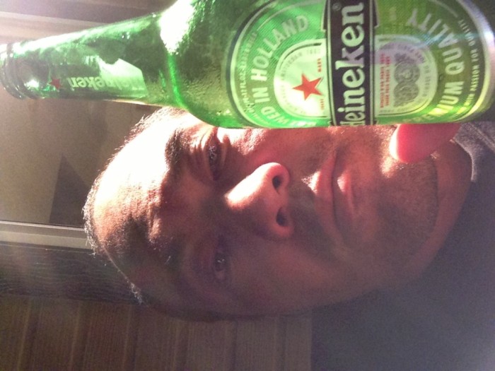 I got beer! Beer & selfie #heineken