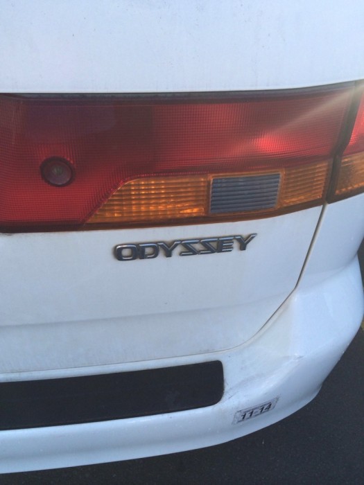 I guess the @Honda #Odyssey van is...