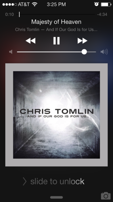 I love @christomlin music gets me to...