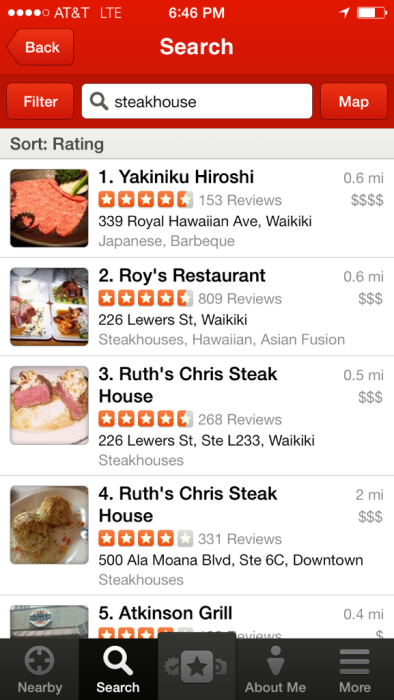 Deciding what steakhouse to go to by...