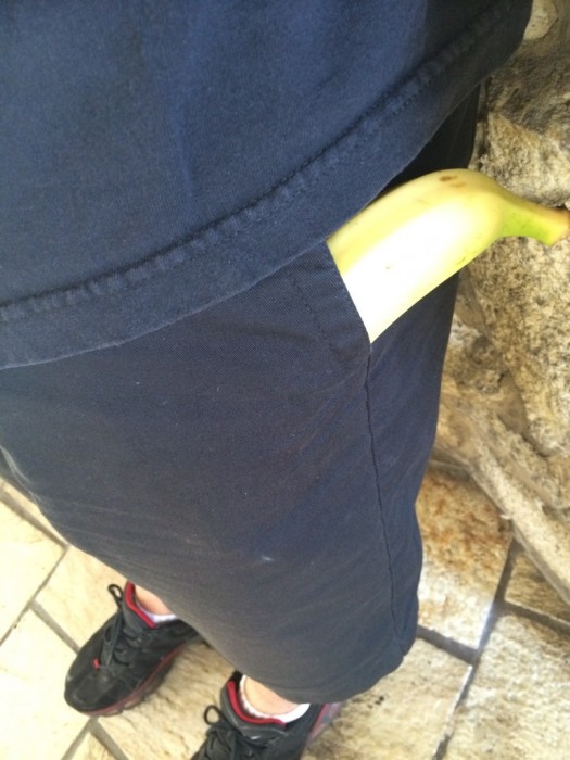 Laugh of the day - is that a banana...