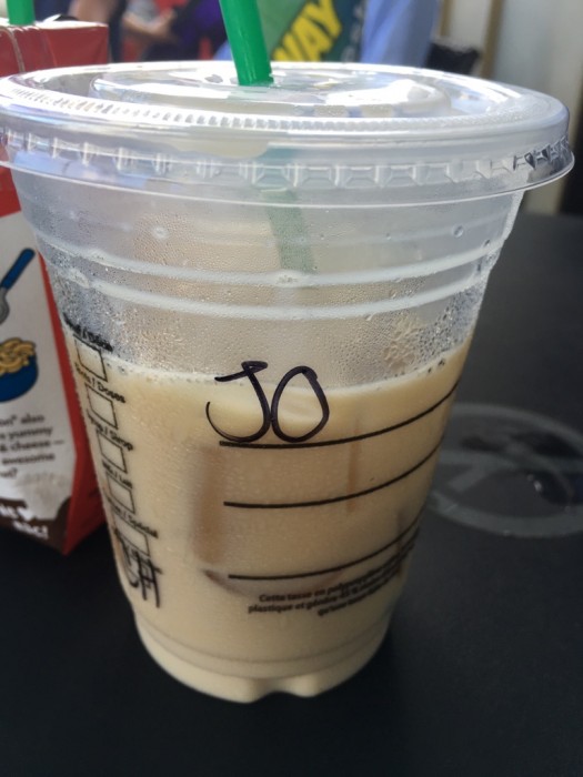 My Starbucks name. #joe #namefail #fail