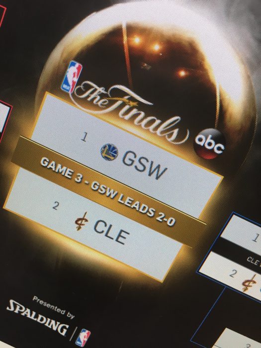 The Finals game #3 #gocavs anyone...